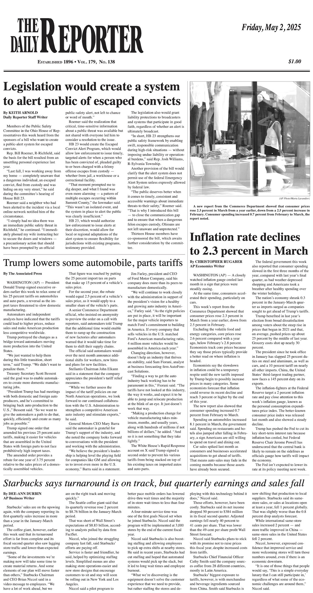 Friday, May 2, 2025