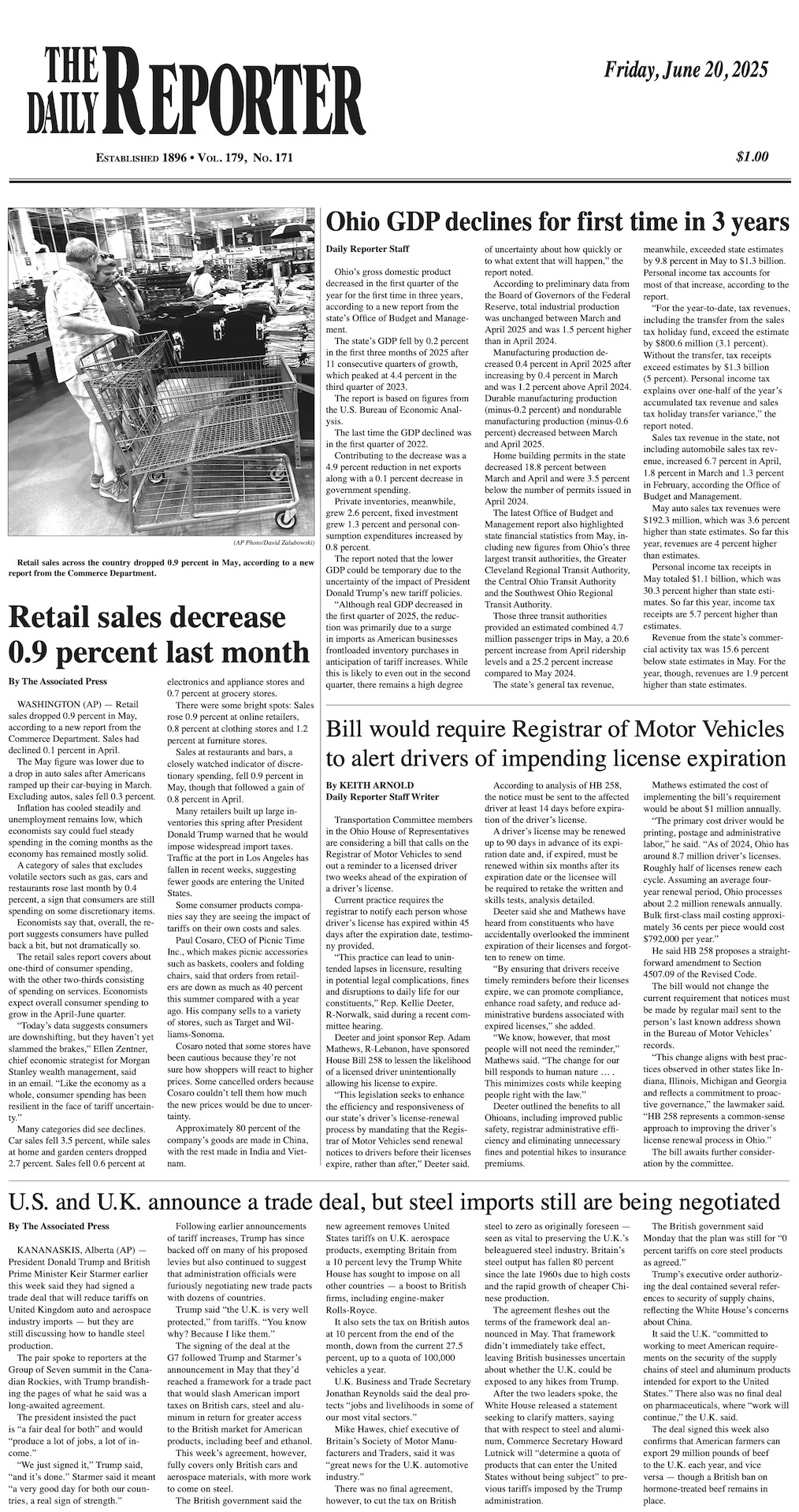 Friday, June 20, 2025