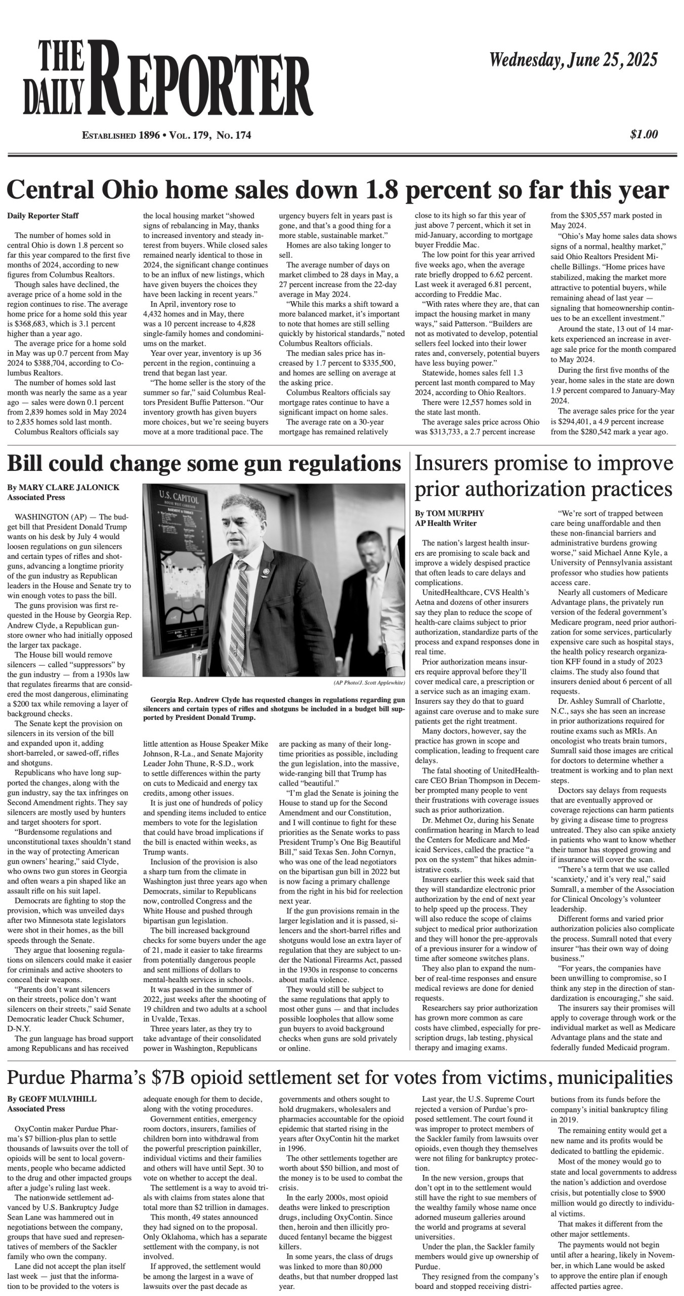 Wednesday, June 25, 2025