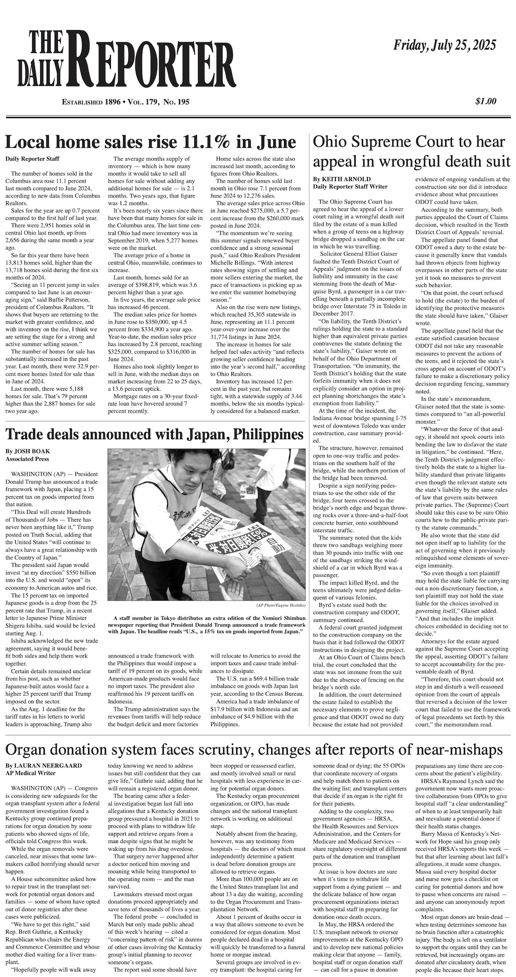 Friday, July 25, 2025