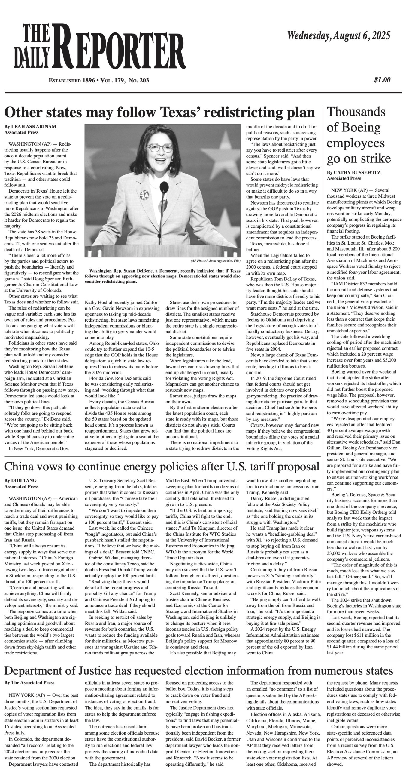Wednesday, August 6, 2025