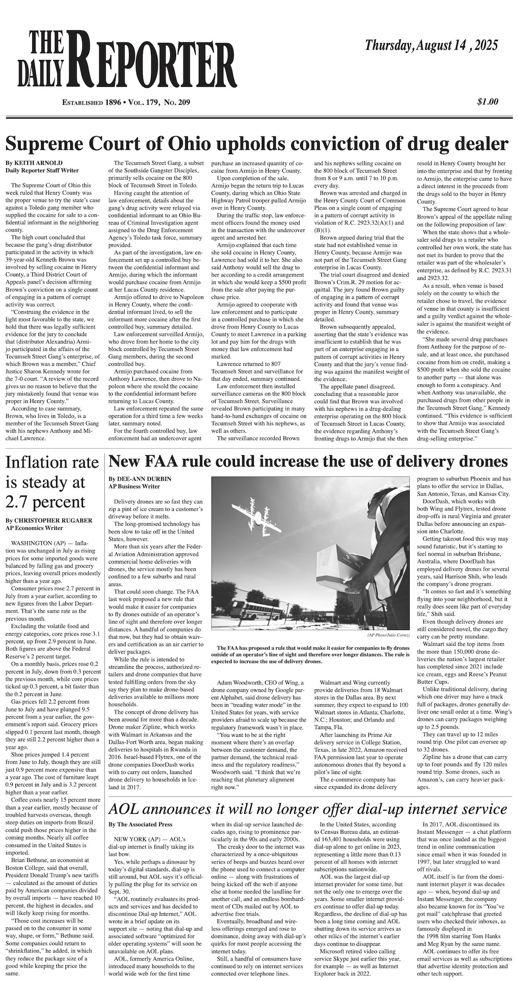 Thursday, August 14, 2025