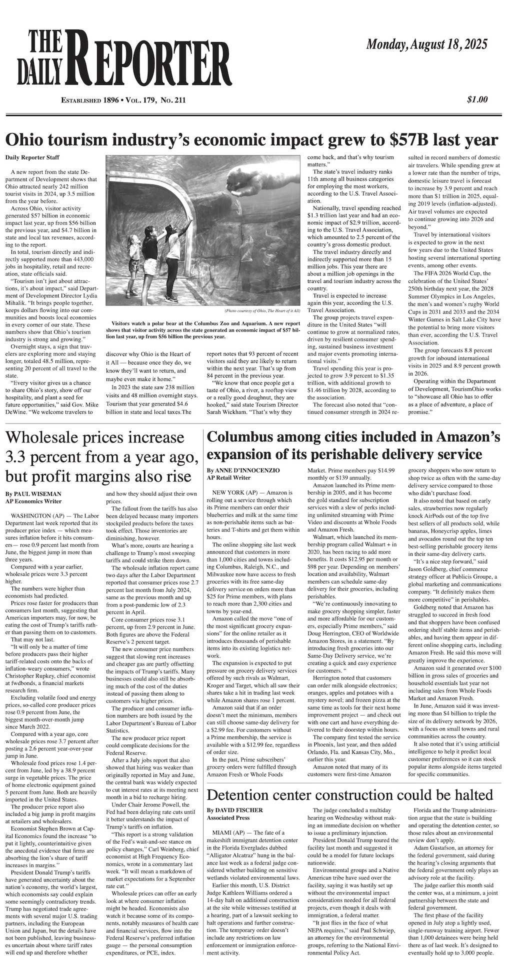 Monday, August 18, 2025
