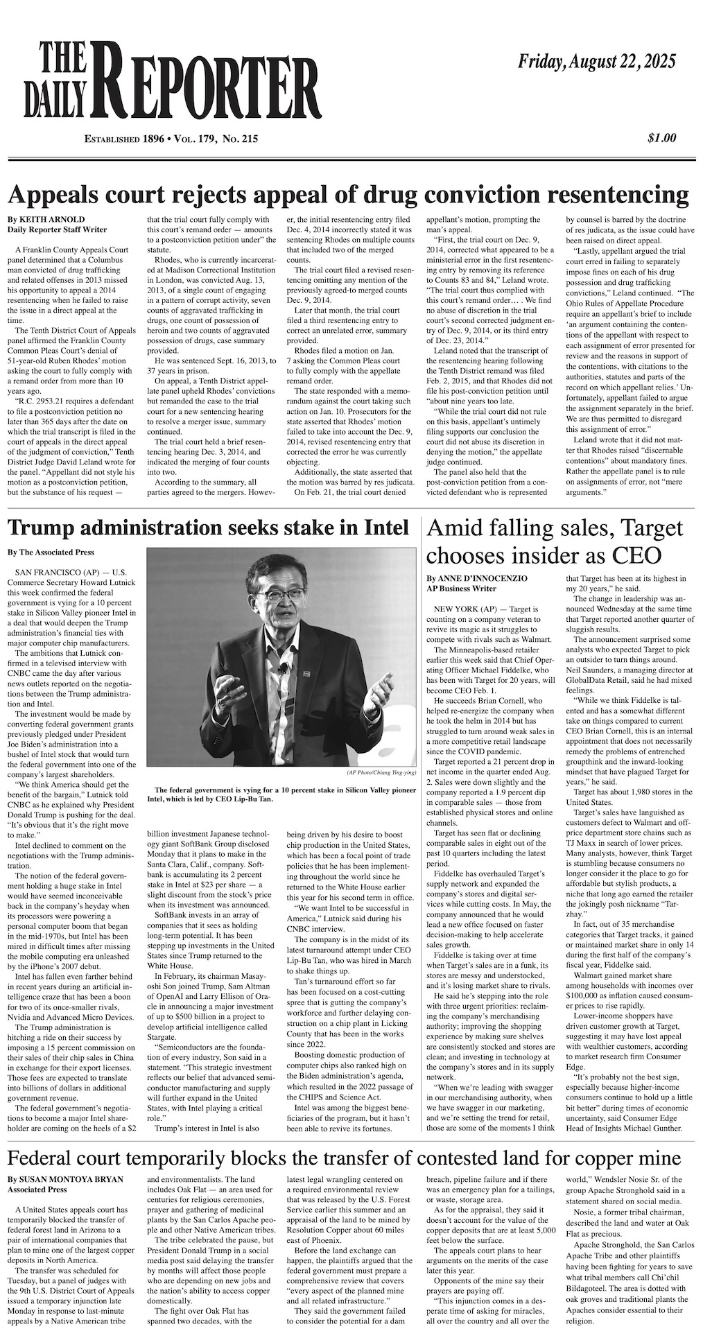 Friday, August 22, 2025