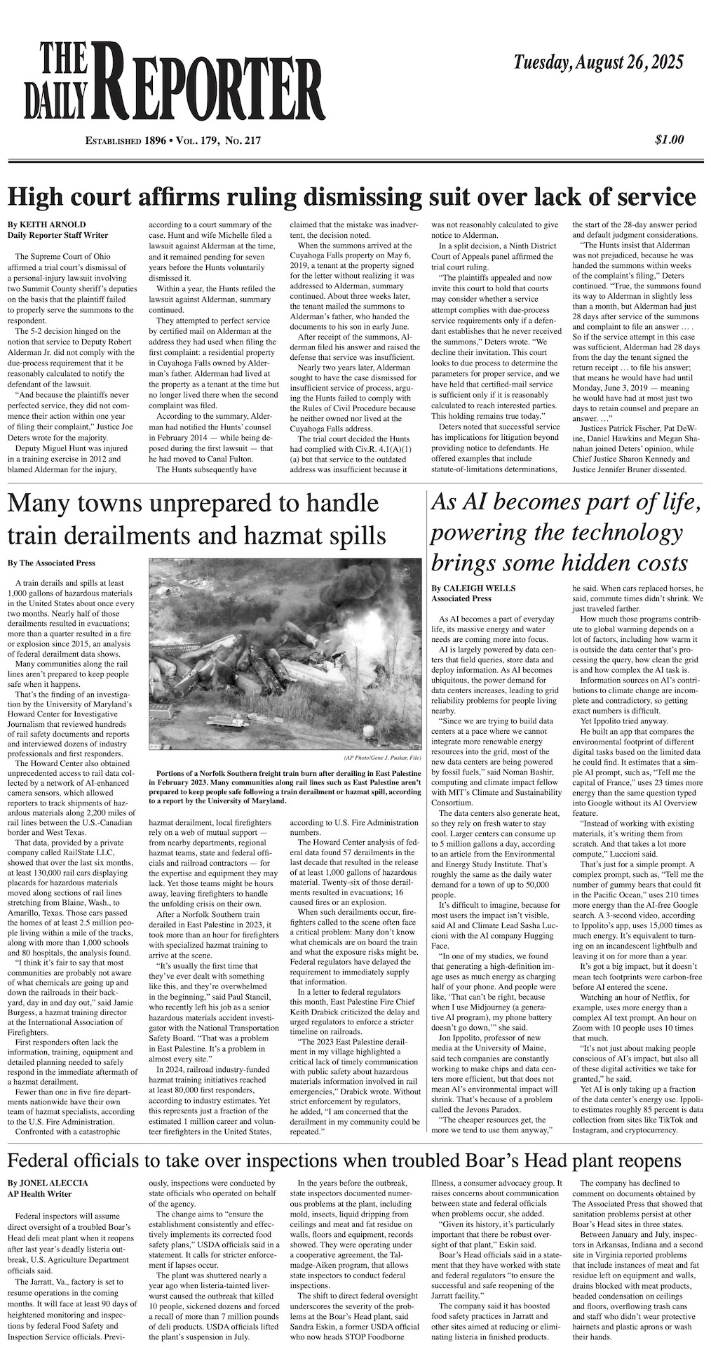 Tuesday, August 26, 2025