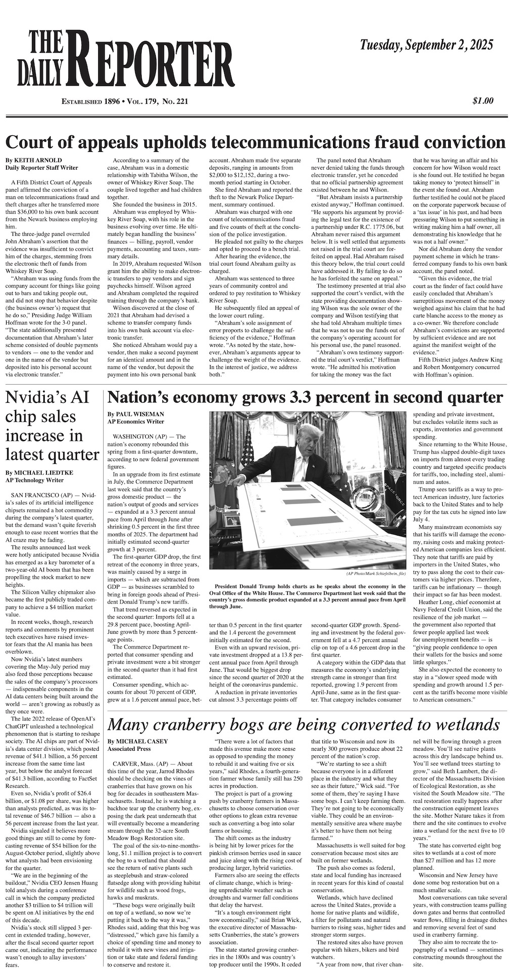 Tuesday, September 2, 2025