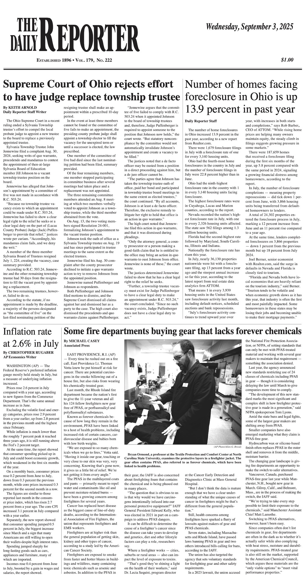 Wednesday, September 3, 2025