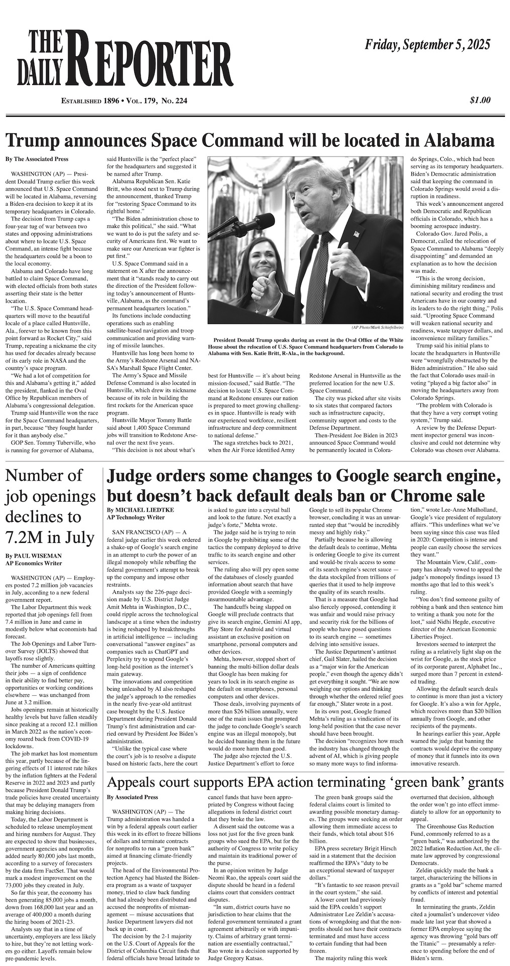 Friday, September 5, 2025