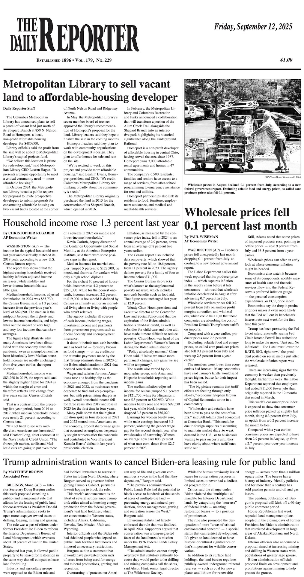 Friday, September 12, 2025