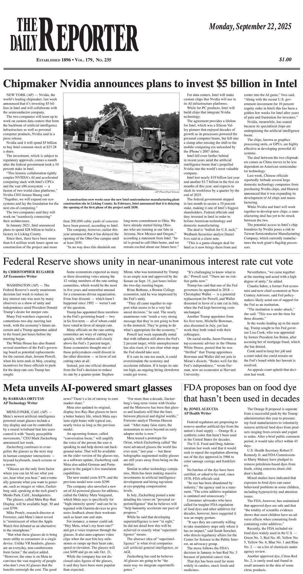 Monday, September 22, 2025