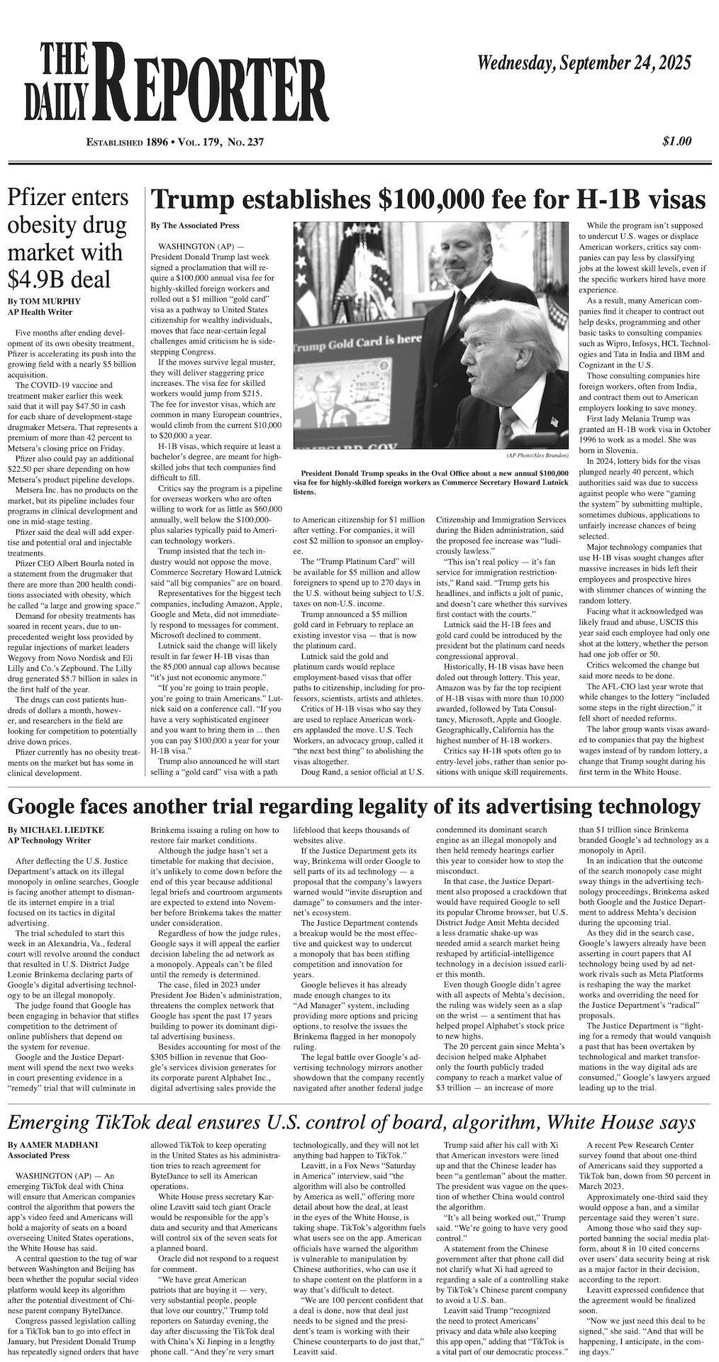 Wednesday, September 24, 2025