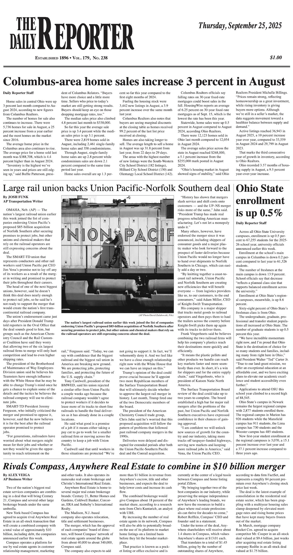 Thursday, September 25, 2025