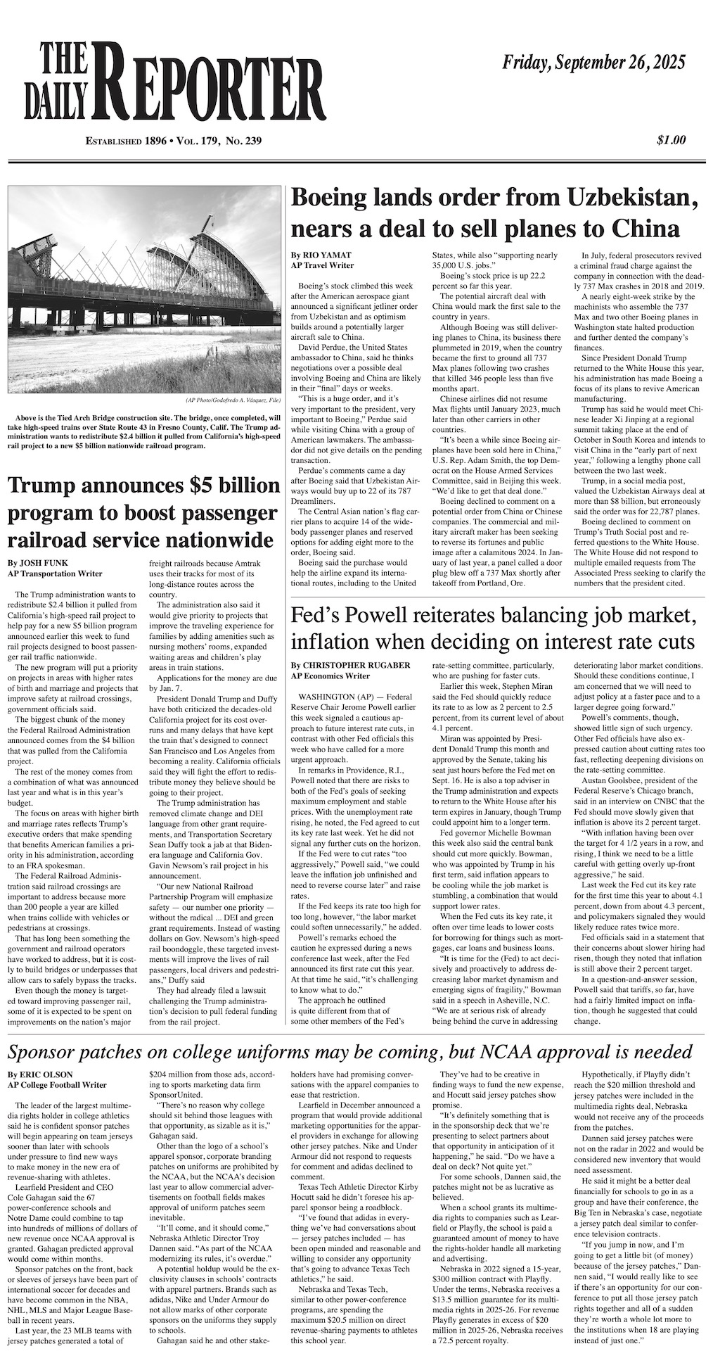 Friday, September 26, 2025