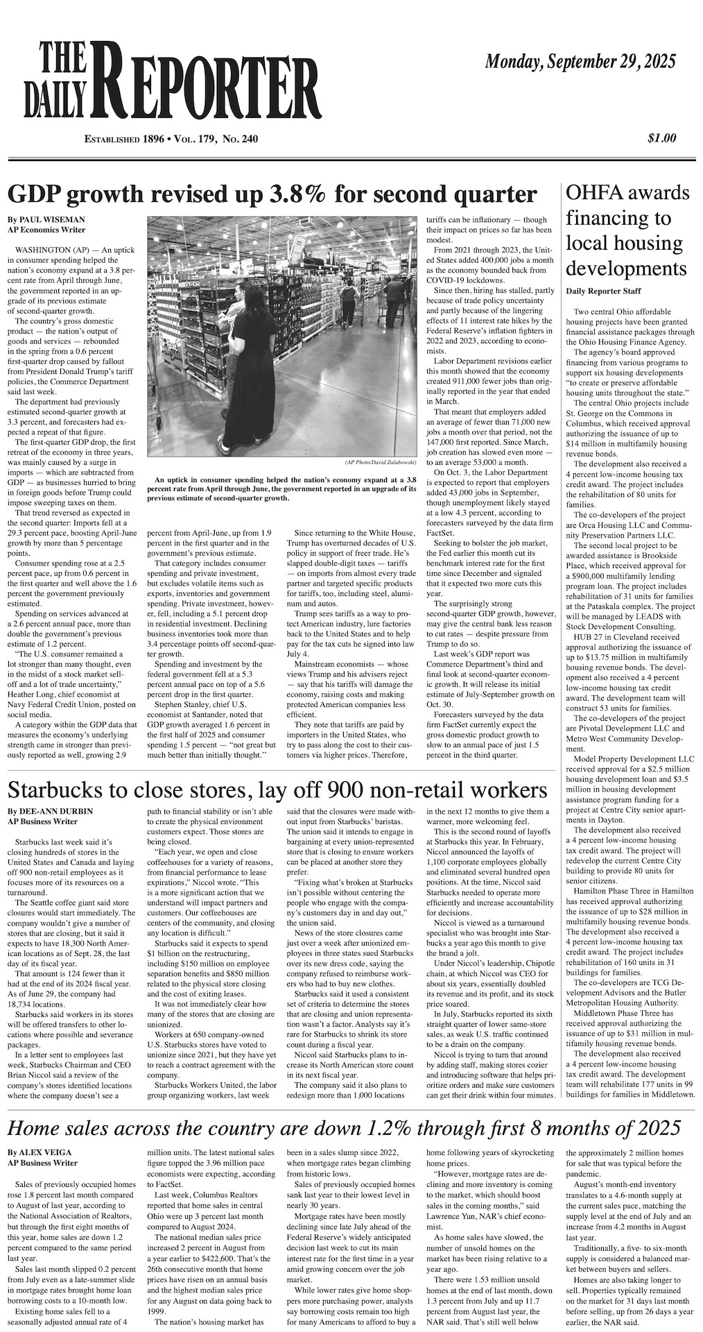 Monday, September 29, 2025