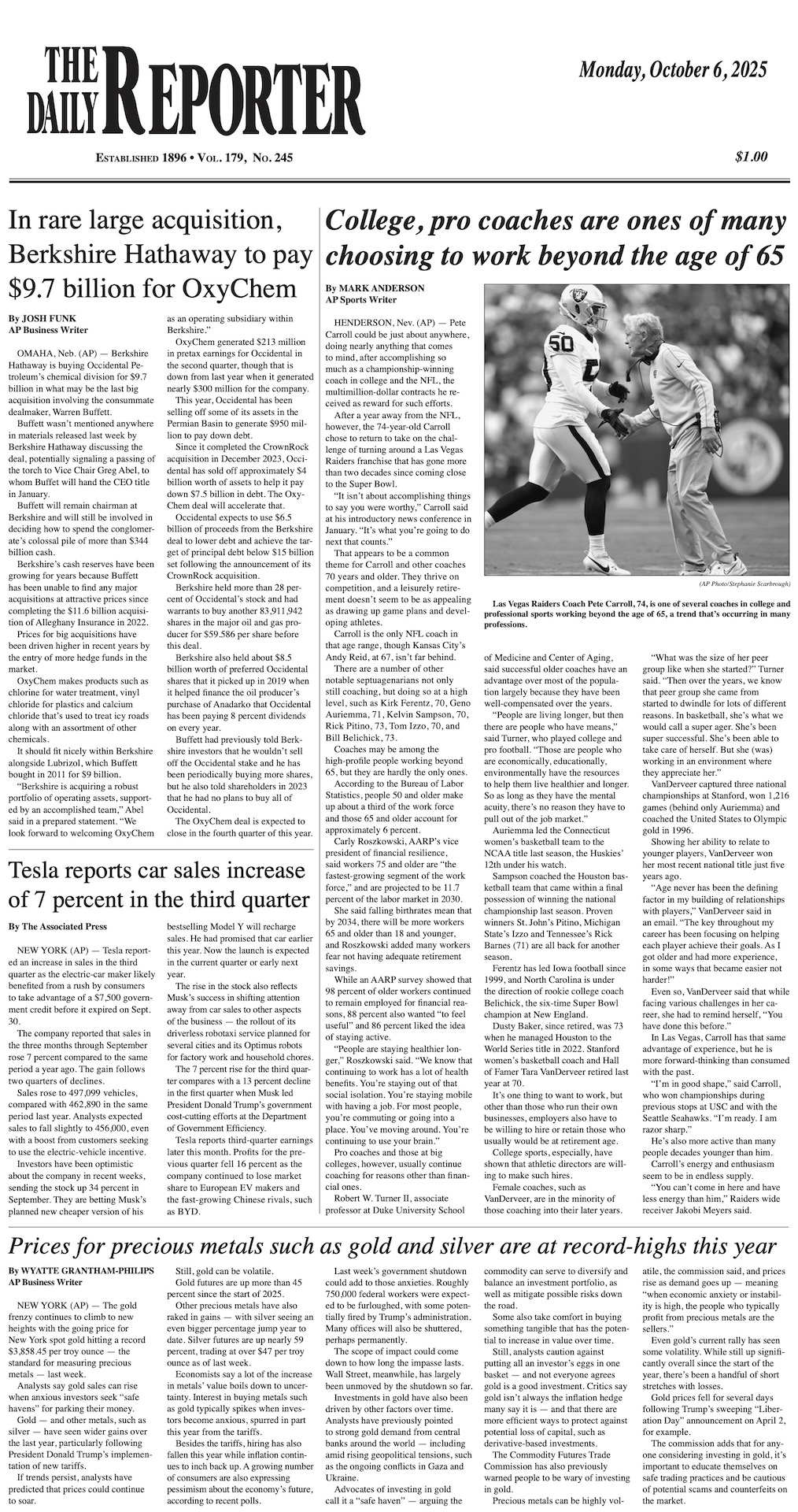 Monday, October 6, 2025