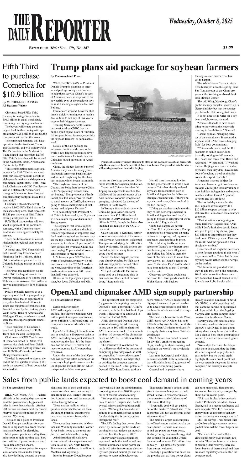 Wednesday, October 8, 2025