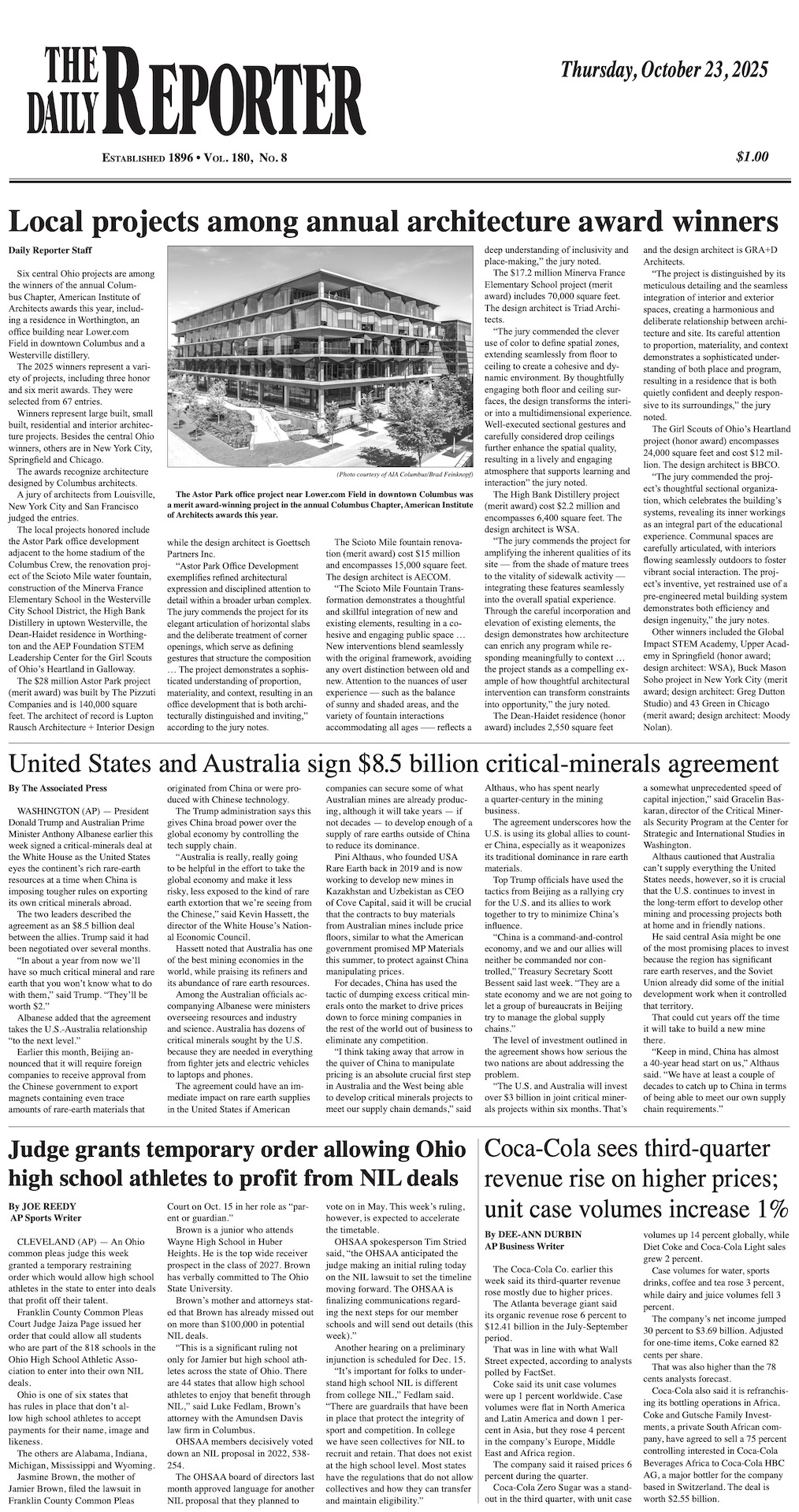 Thursday, October 23, 2025