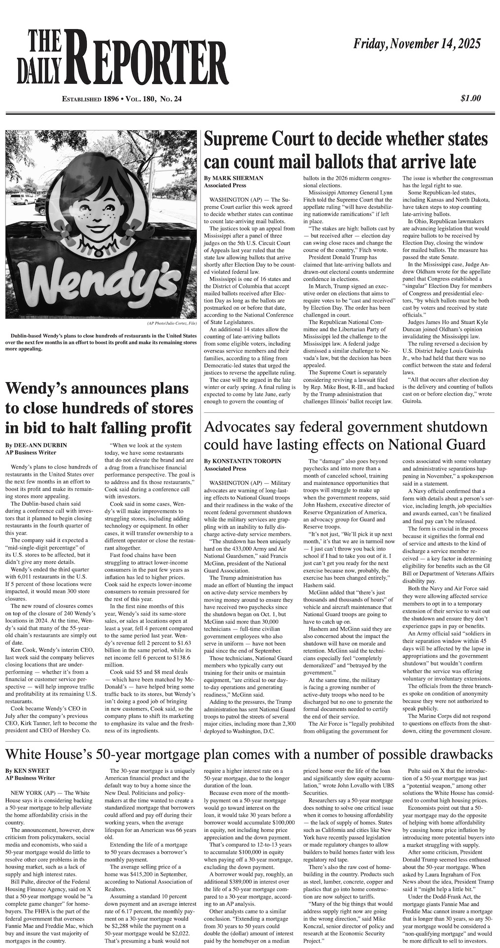 Friday, November 14, 2025