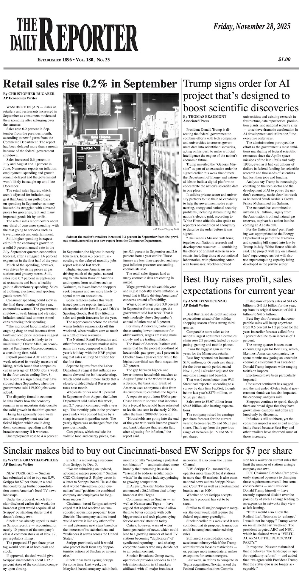 Friday, November 28, 2025