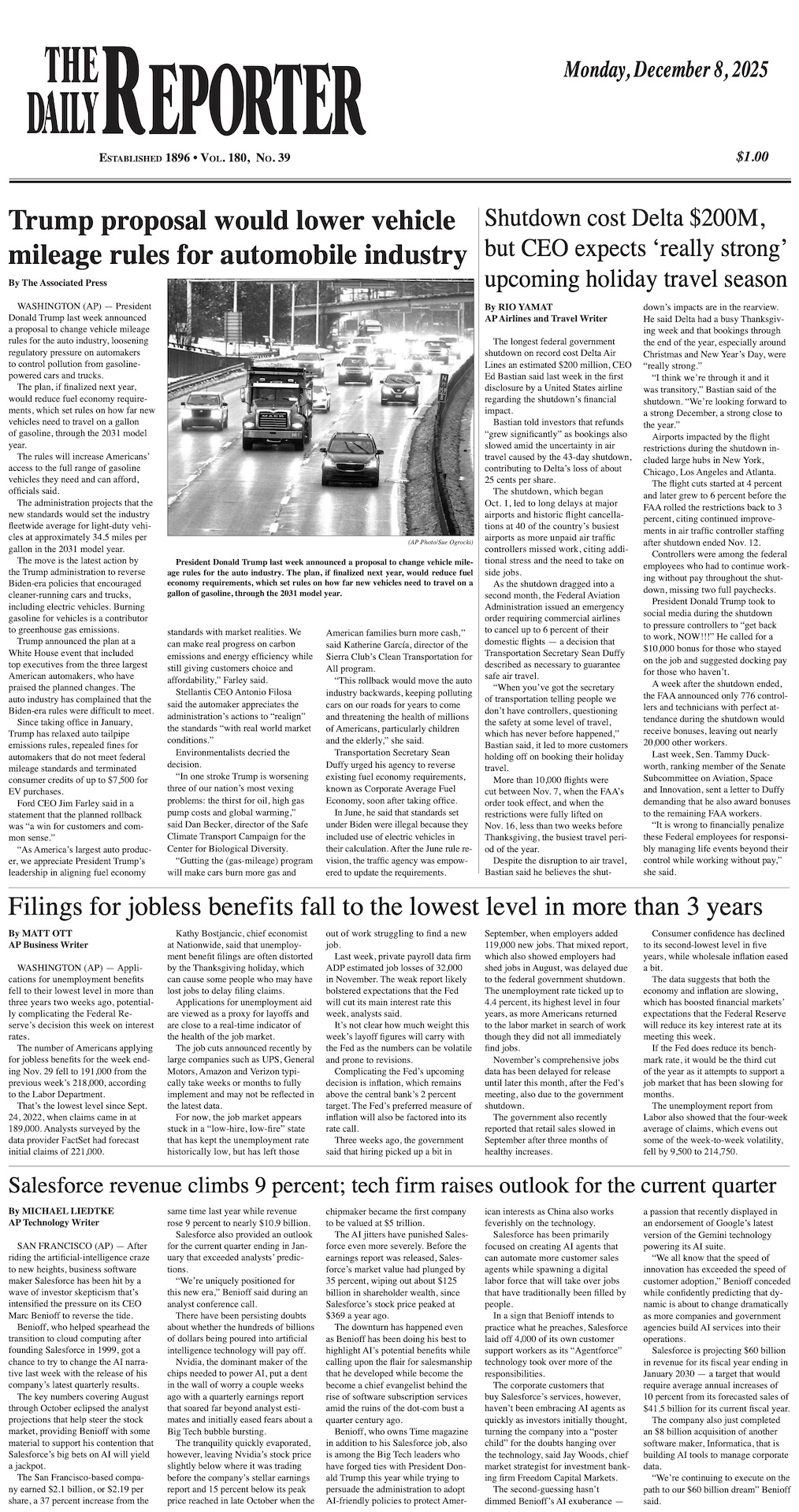 Monday, December 8, 2025