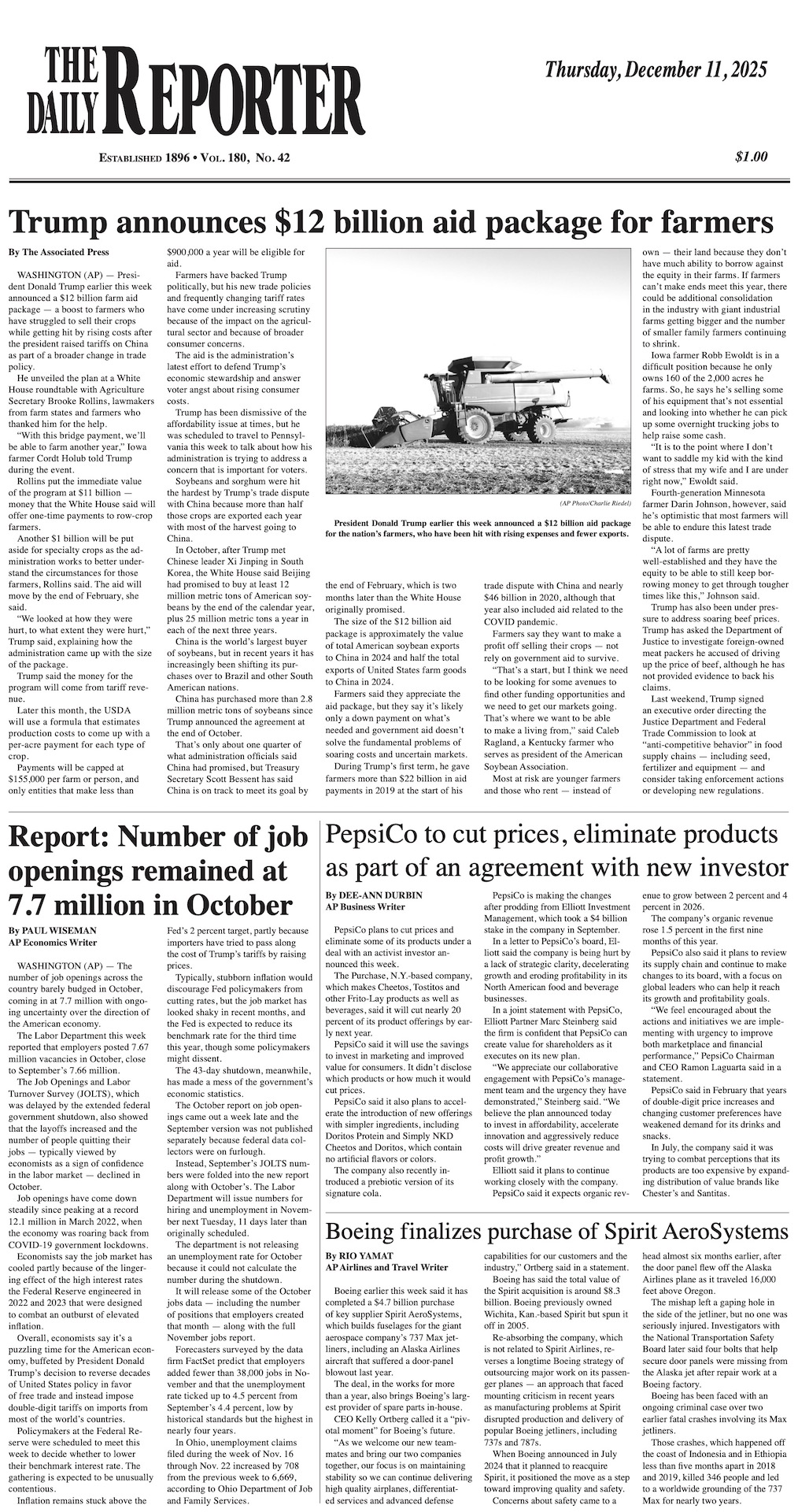 Thursday, December 11, 2025